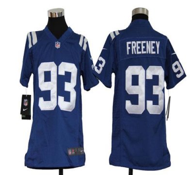 Jerseys Factory Cheap Nike Colts #93 Dwight Freeney Royal Blue T