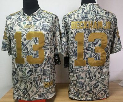 Jerseys Factory Cheap Nike Giants #13 Odell Beckham Jr Dollar Fa