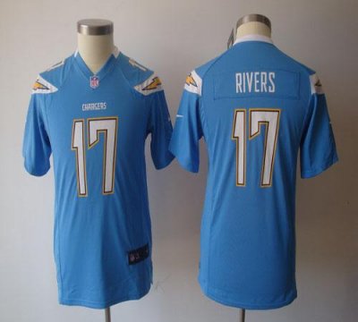 Jerseys Factory Cheap Nike Chargers #17 Philip Rivers Electric B