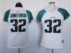 Jerseys Factory Cheap Jaguars #32 Jones-Drew White Women's Field