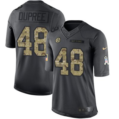 Jerseys Factory Cheap Nike Steelers #48 Bud Dupree Black Men's S