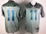 Jerseys Factory Cheap Nike Seahawks #11 Percy Harvin Grey Shadow
