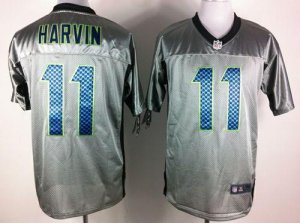 Jerseys Factory Cheap Nike Seahawks #11 Percy Harvin Grey Shadow