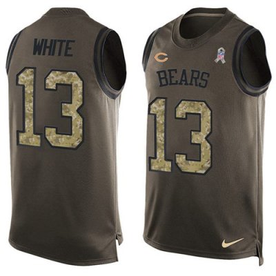 Jerseys Factory Cheap Nike Bears #13 Kevin White Green Men's Sti