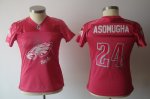 Jerseys Factory Cheap Eagles #24 Nnamdi Asomugha Pink 2011 Women
