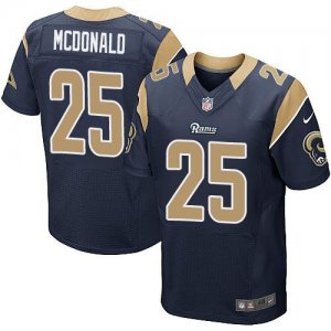 Jerseys Factory Cheap Nike Rams #25 T.J. McDonald Navy Blue Team