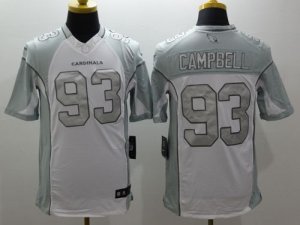 Jerseys Factory Cheap Nike Cardinals #93 Calais Campbell White M