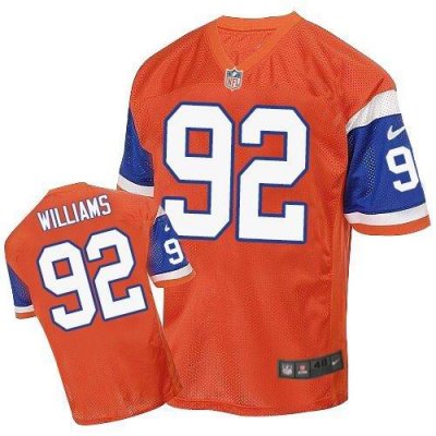 Jerseys Factory Cheap Nike Broncos #92 Sylvester Williams Orange