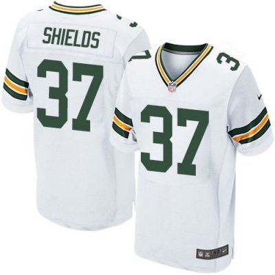 Jerseys Factory Cheap Nike Packers #37 Sam Shields White Men's S