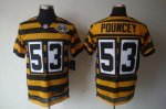 Jerseys Factory Cheap Nike Steelers #53 Maurkice Pouncey Yellow/