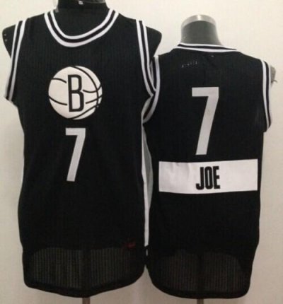 Jerseys Factory Cheap Nets #7 Joe Johnson Black 2014-15 Christma