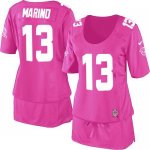 Jerseys Factory Cheap Nike Dolphins #13 Dan Marino Pink Women's