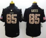 Jerseys Factory Cheap Nike Chargers #85 Antonio Gates Black Men'
