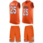 Jerseys Factory Cheap Nike Broncos #25 Chris Harris Jr Orange Te