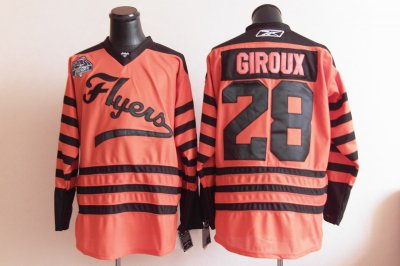 Jerseys Factory Cheap Flyers #28 Claude Giroux Orange 2012 Winte