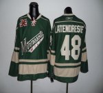 Jerseys Factory Cheap Wild #48 Latendresse Green With 10TH Patch