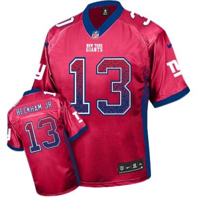 Jerseys Factory Cheap Nike Giants #13 Odell Beckham Jr Red Alter