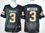 Jerseys Factory Cheap Cowboys #3 Brandon Weeden Black Pro Combat