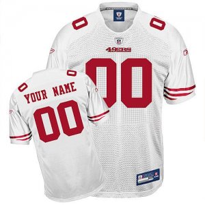 Jerseys Factory Cheap 49ers Personalized Authentic White NFL Jer