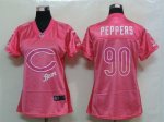 Jerseys Factory Cheap Nike Bears #90 Julius Peppers Pink Women's