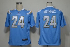 Jerseys Factory Cheap Nike Chargers #24 Ryan Mathews Electric Bl