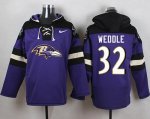 Jerseys Factory Cheap Nike Ravens #32 Eric Weddle Purple Player