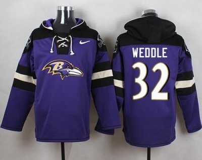 Jerseys Factory Cheap Nike Ravens #32 Eric Weddle Purple Player