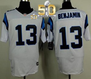 Jerseys Factory Cheap Nike Panthers #13 Kelvin Benjamin White Su