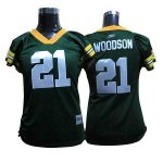 Jerseys Factory Cheap Packers #21 Charles Woodson Green Women's