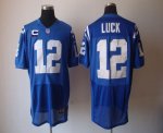 Jerseys Factory Cheap Nike Colts #12 Andrew Luck Royal Blue Team