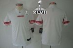 Jerseys Factory Cheap Nike 49ers Blank White Youth Super Bowl XL