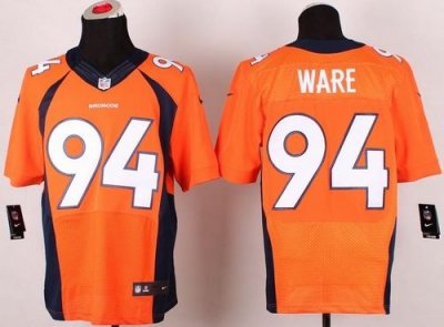 Jerseys Factory Cheap Nike Broncos #94 DeMarcus Ware Orange Team