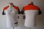 Jerseys Factory Cheap Nike Bengals Blank White Women's Embroider