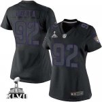 Jerseys Factory Cheap Nike Ravens #92 Haloti Ngata Black Impact