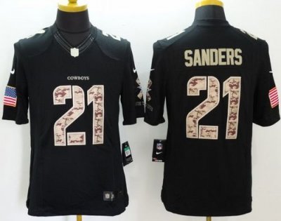 Jerseys Factory Cheap Nike Cowboys #21 Deion Sanders Black Men's