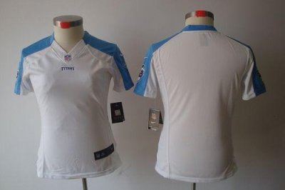 Jerseys Factory Cheap Nike Titans Blank White Women's Embroidere