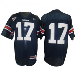 Jerseys Factory Cheap Tigers #17 Blue Embroidered NCAA Jersey