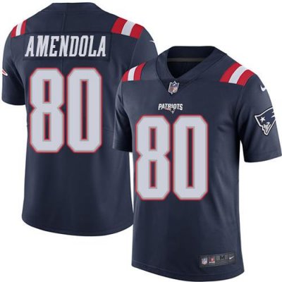 Jerseys Factory Cheap Nike Patriots #80 Danny Amendola Navy Blue