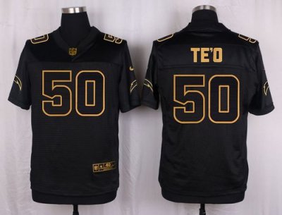 Jerseys Factory Cheap Nike Chargers #50 Manti Te'o Black Men's S