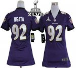 Jerseys Factory Cheap Nike Ravens #92 Haloti Ngata Purple Team C