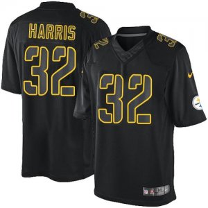 Jerseys Factory Cheap Nike Steelers #32 Franco Harris Black Men'