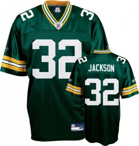 Jerseys Factory Cheap Packers #32 Brandon Jackson Green Stitched