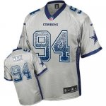 Jerseys Factory Cheap Nike Cowboys #94 DeMarcus Ware Grey Men's