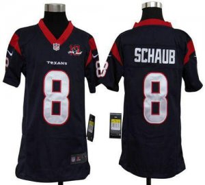 Jerseys Factory Cheap Nike Texans #8 Matt Schaub Navy Blue Team