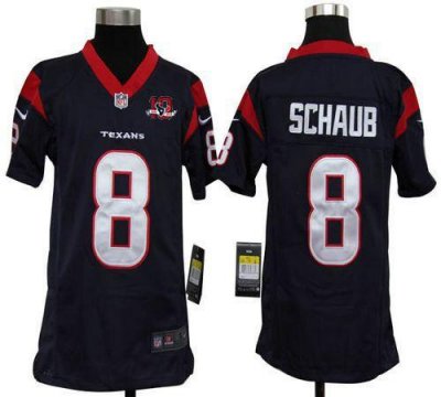 Jerseys Factory Cheap Nike Texans #8 Matt Schaub Navy Blue Team