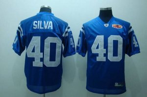 Jerseys Factory Cheap Colts #40 Jamie Silva Blue With Super Bowl