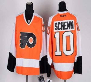 Jerseys Factory Cheap Flyers #10 Brayden Schenn Orange Embroider