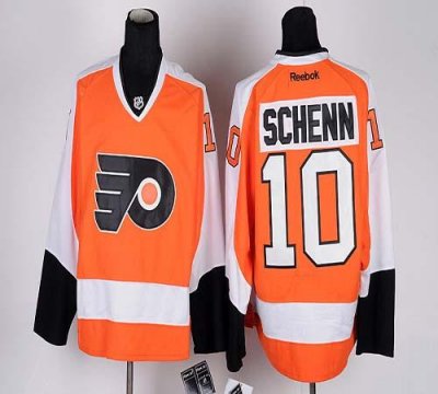 Jerseys Factory Cheap Flyers #10 Brayden Schenn Orange Embroider