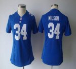 Jerseys Factory Cheap Nike Giants #34 David Wilson Royal Blue Te