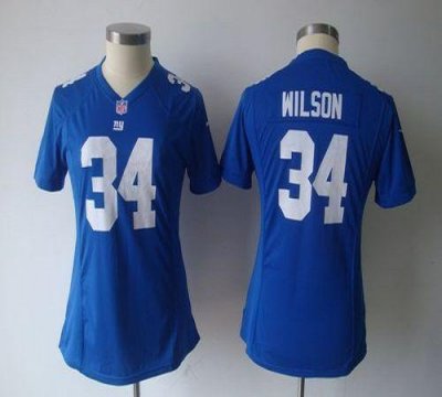 Jerseys Factory Cheap Nike Giants #34 David Wilson Royal Blue Te